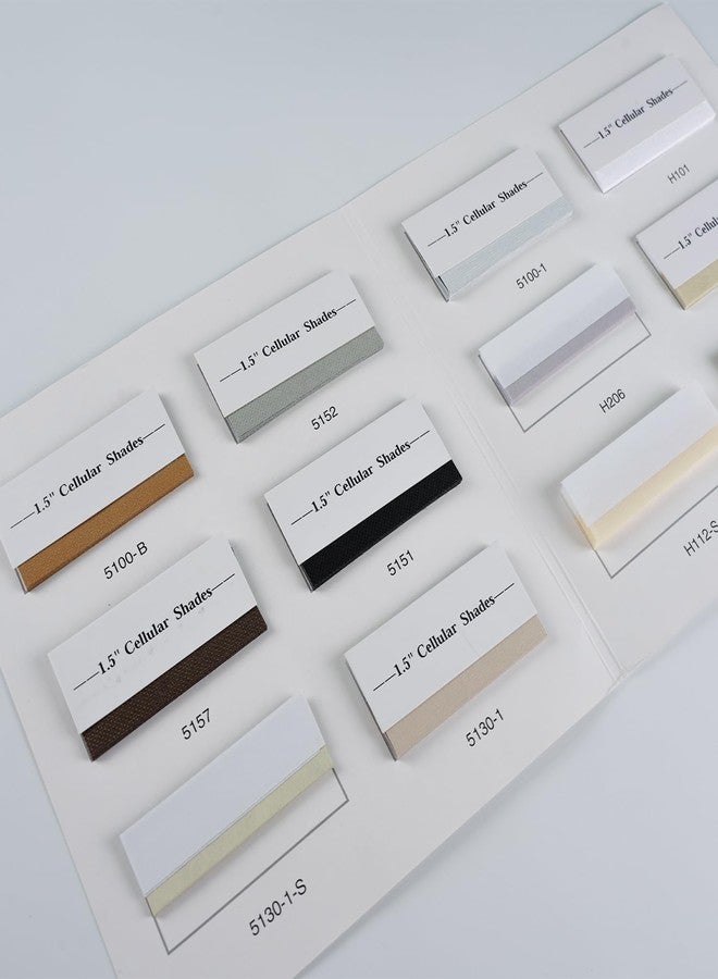 MYshade Custom MYshade Cellular Window Shades Fabric Samples 1 inch Diameter - Image 2